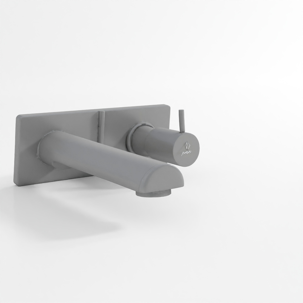 Kit de partes expuestas del grifo de parada empotrado único - Negro mate