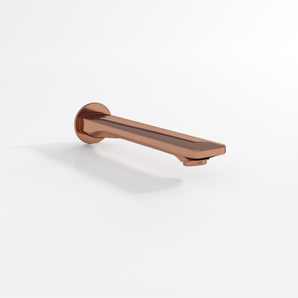 Bathtub Spout - Blush Gold PVD