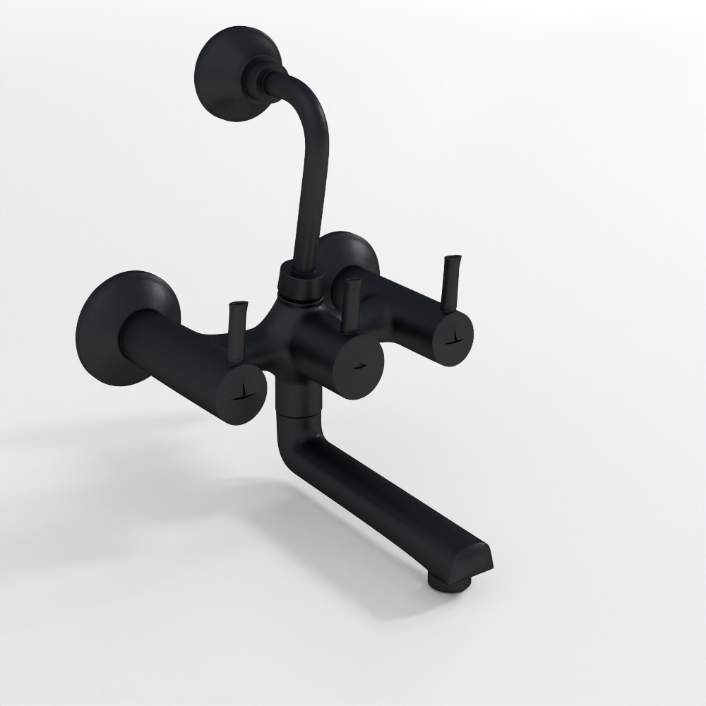 Mitigeur Mural avec Prise pour Douche de Tête - Or Rosé