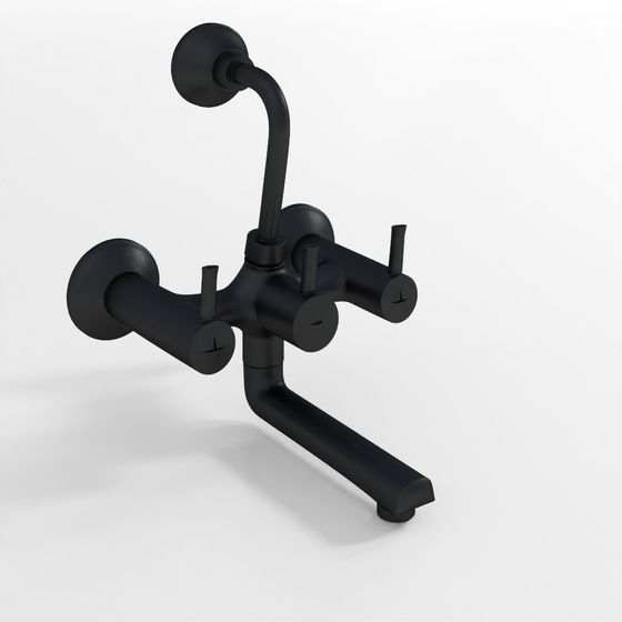 Mitigeur Mural avec Prise pour Douche de Tête - Or Rosé