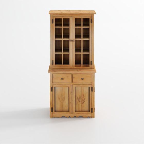 Charming Country Storage Cabinet 3D model
