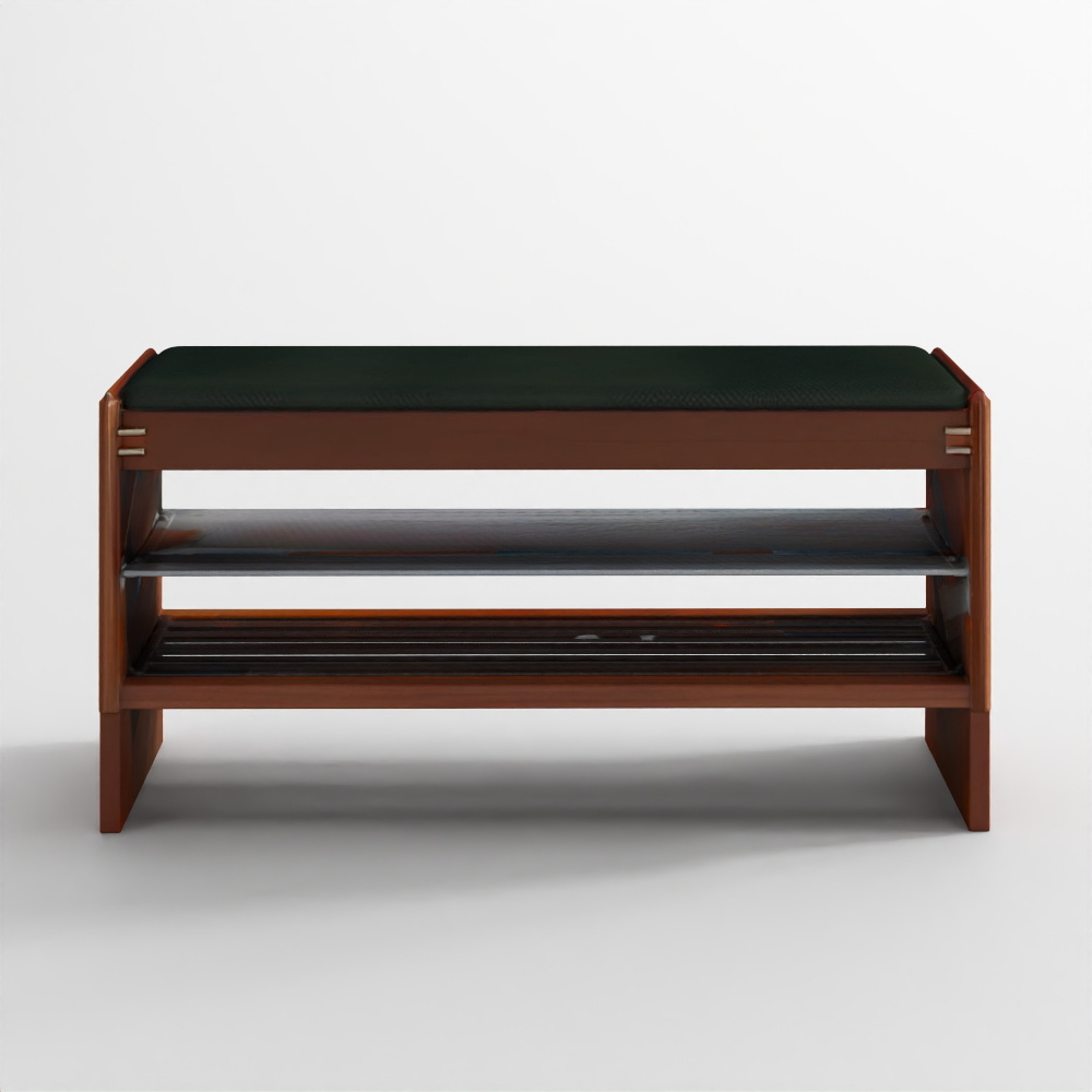 Zapatero de entrada de madera