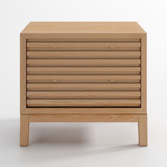 Finnian Nachttisch mit 2 Schubladen