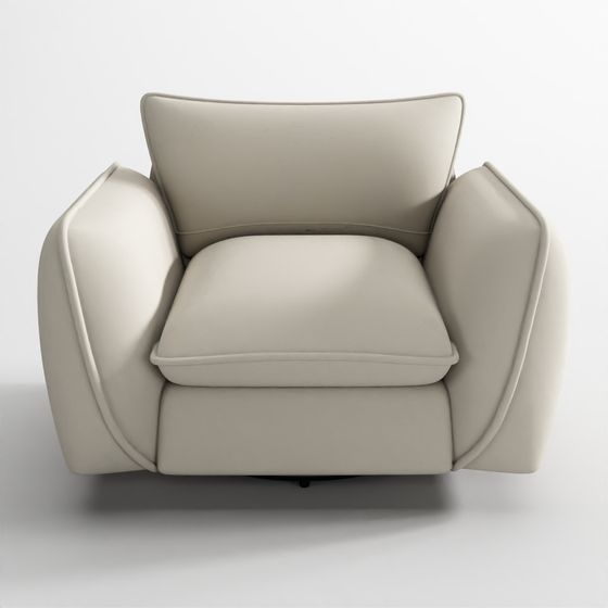 Ghế bành xoay bọc nỉ Tony