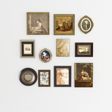 Vintage Frame Wall 3D Model – Low-Poly Antique Decor