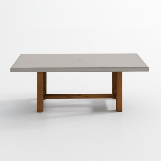 アバコ 84 グレー コンクリート 屋外用 ダイニングテーブル