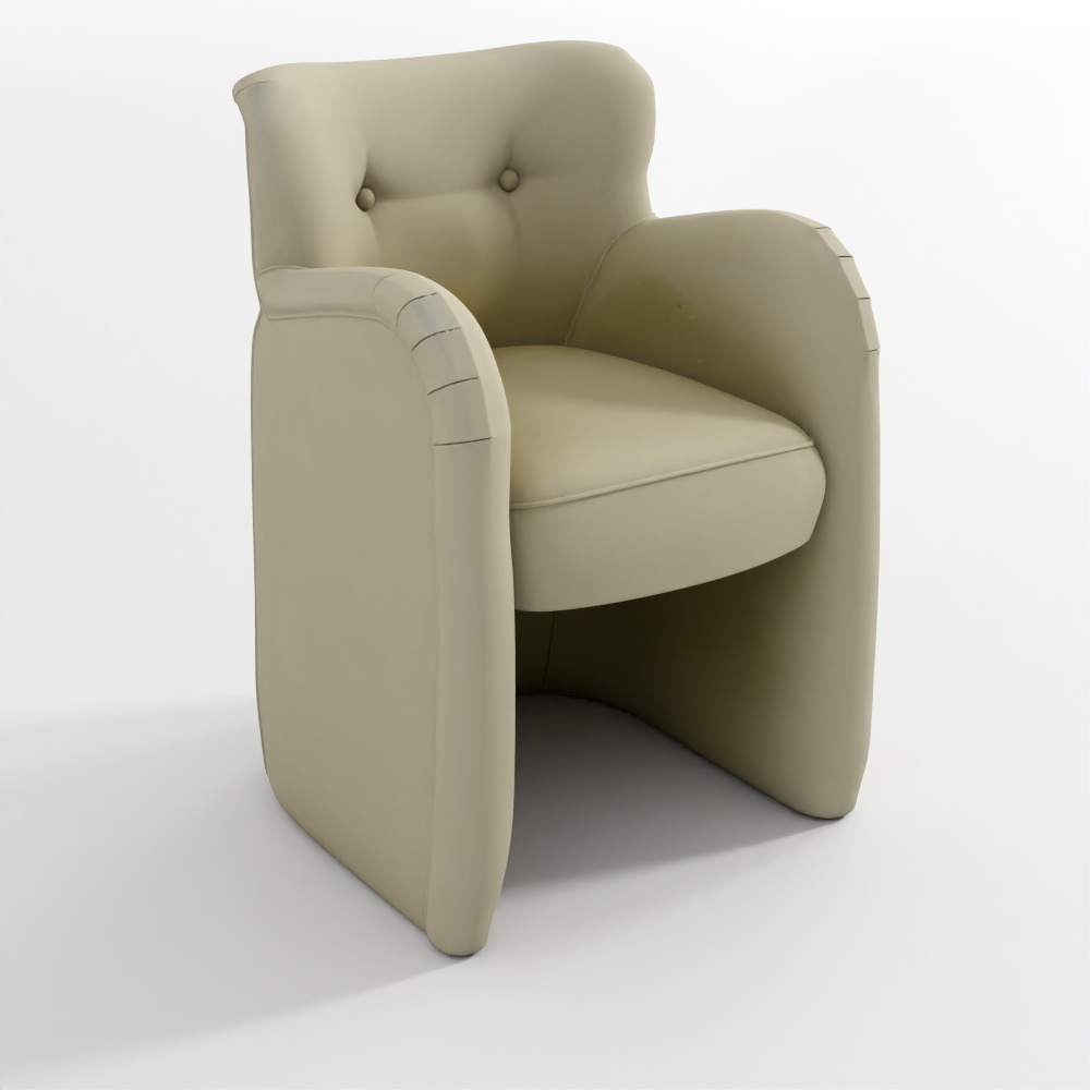 Broome Upholstered Olive Green Dining Chair by Jake Arnold