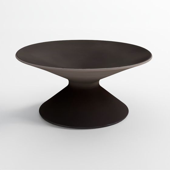 ポサダ 36 グレー 丸形 コンクリート 屋外用 コーヒーテーブル