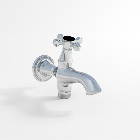 2방향 수도꼭지 - 크롬