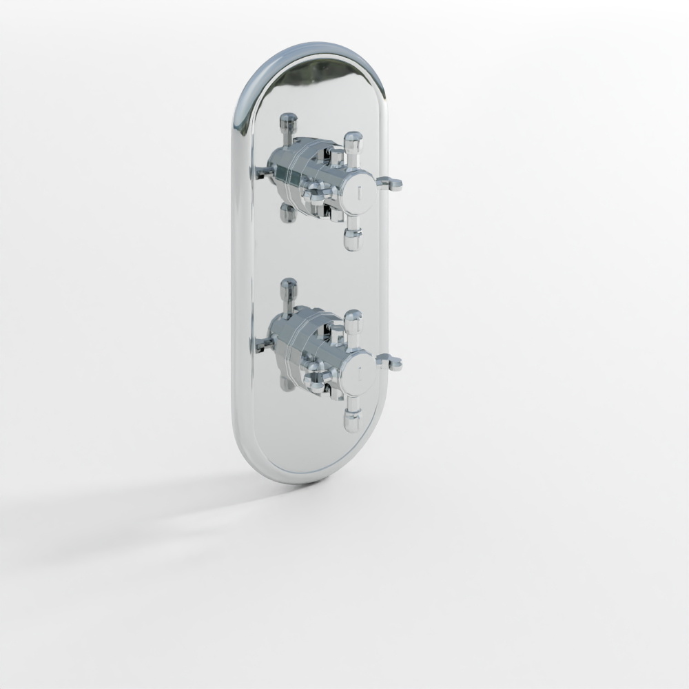 Aquamax恆溫淋浴混水器外露件套裝