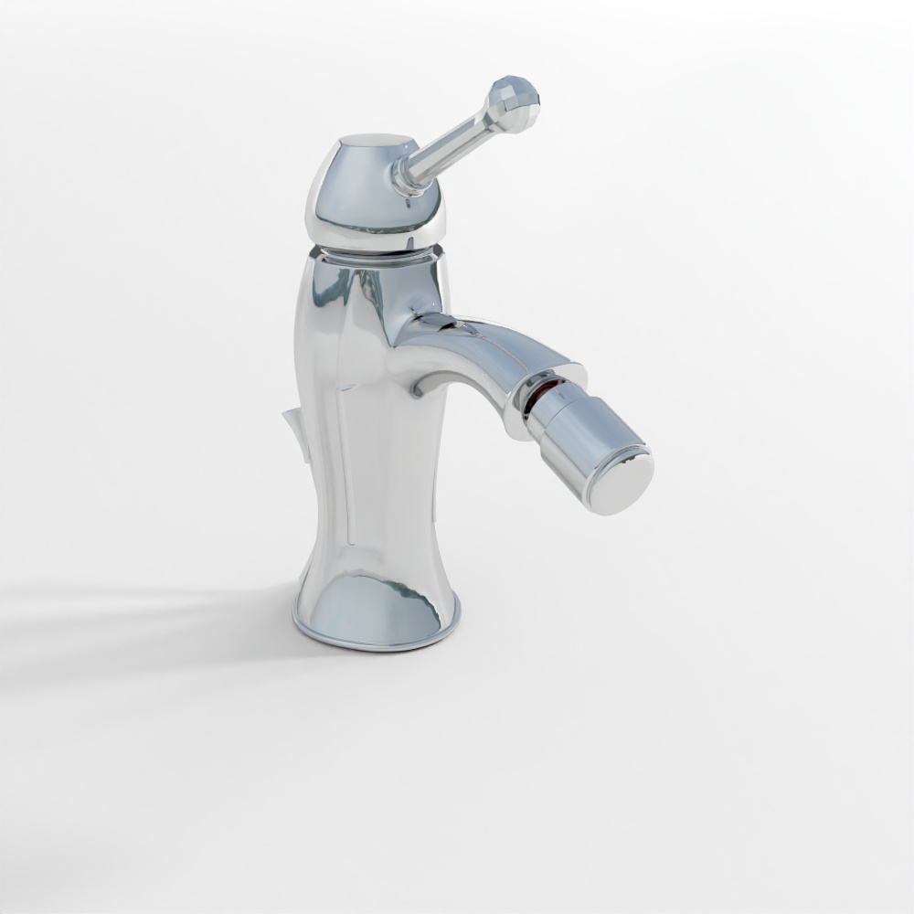 Vòi Trộn Bồn Tiểu 1 Lỗ Tay Gạt Đơn với Ống Xả Popup