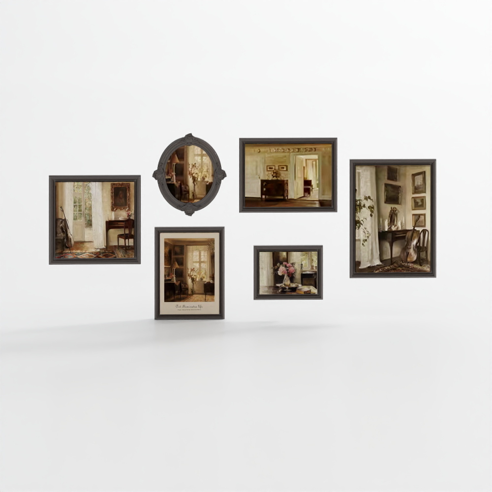 Amerikanisches Wandkunst-Set