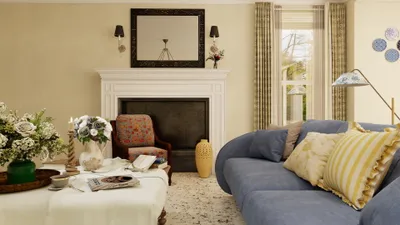 Elegant Living Room | Traditional Touches