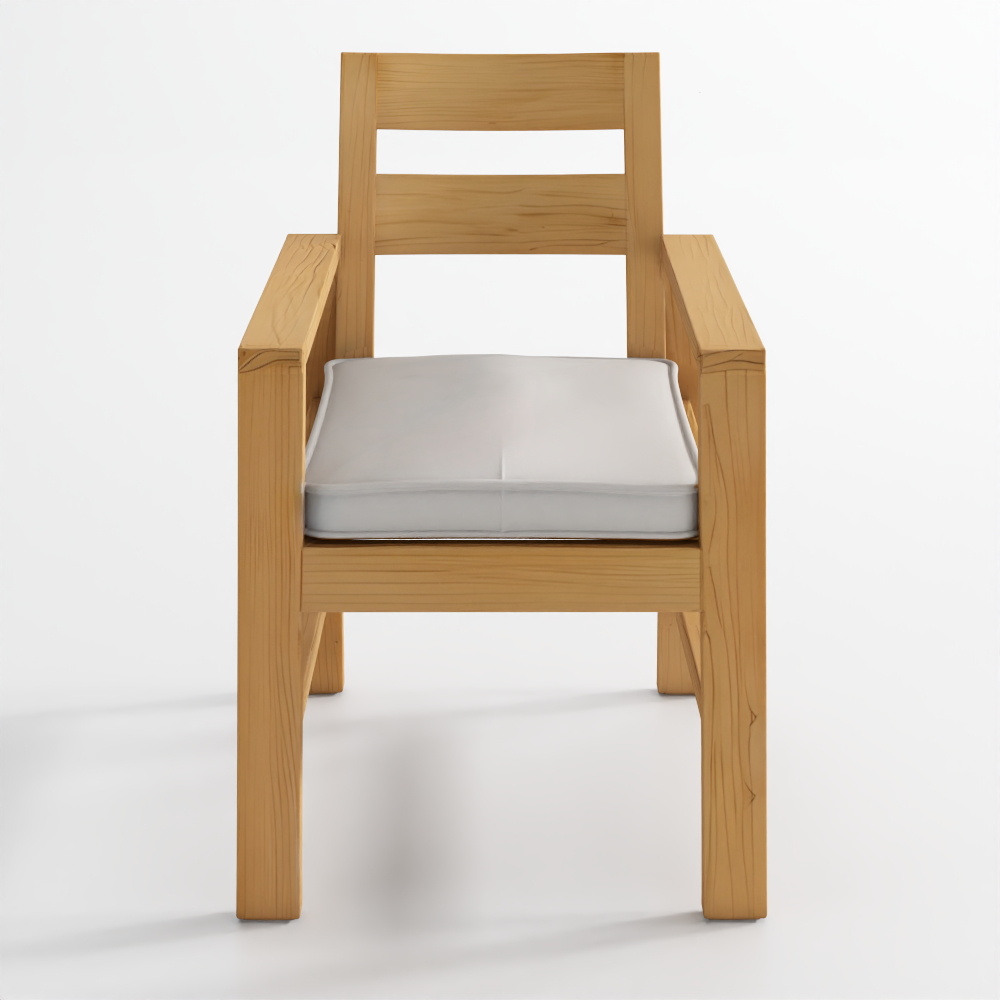 馬里布柚木戶外餐扶手椅