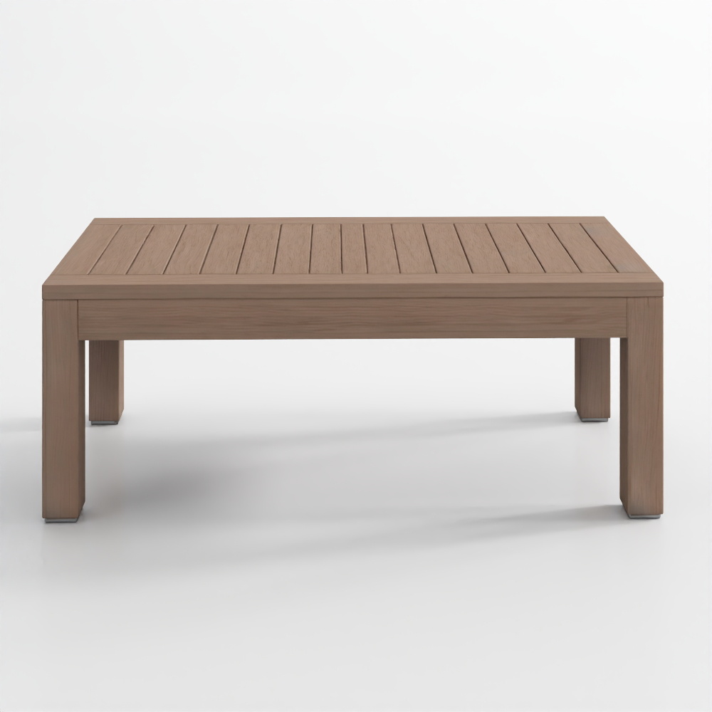 インディオユーカリ長方形アウトドアコーヒーテーブル
