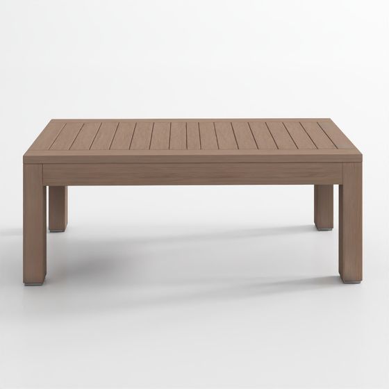 インディオユーカリ長方形アウトドアコーヒーテーブル