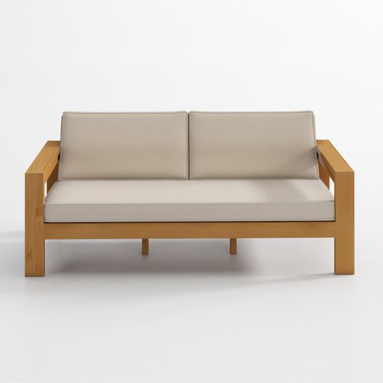 Sofá de Exterior de Teca Malibu (77)