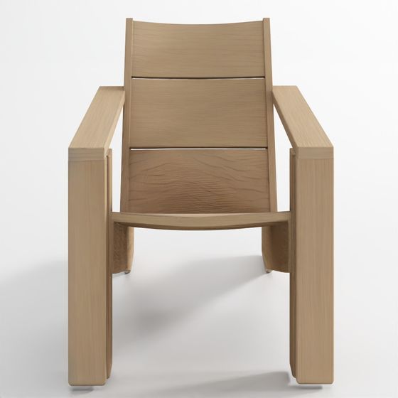 インディオユーカリモダン屋外アディロンダックチェア