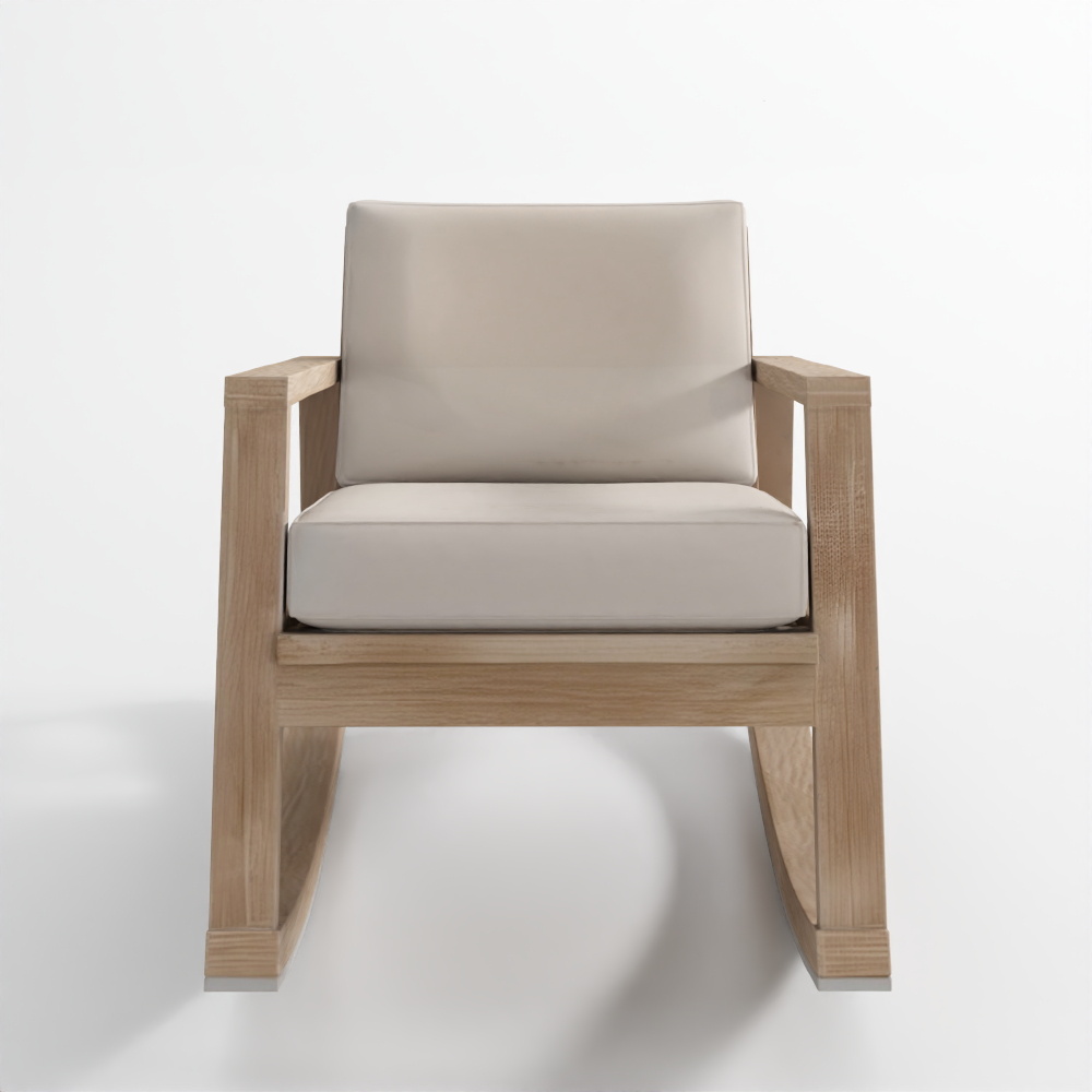 Indio Eucalyptus Rocking Outdoor Lounge Chair