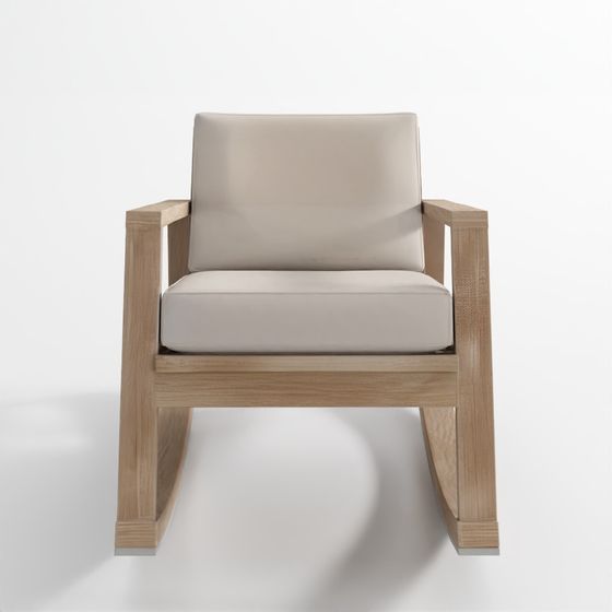 Indio Eucalyptus Rocking Outdoor Lounge Chair