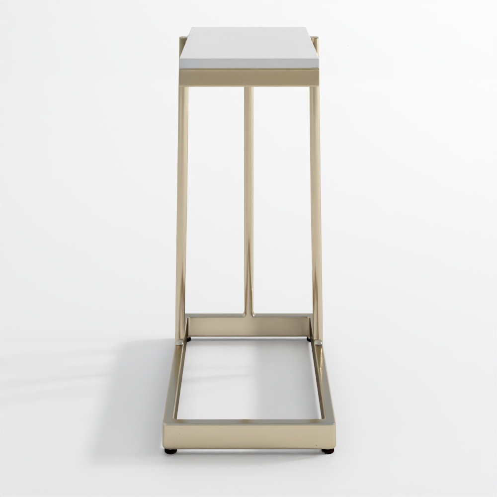 Mesa Auxiliar Brigitte con Marco y Encimera de Mármol