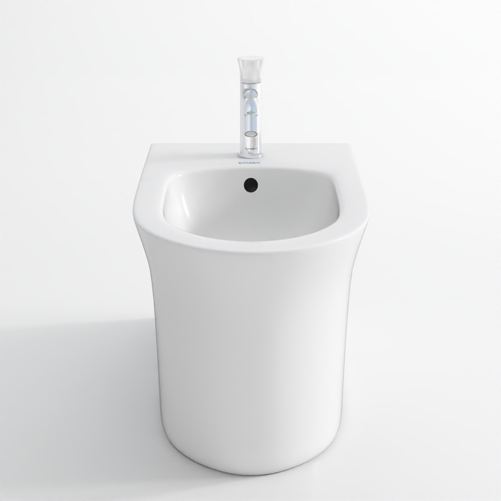 Duravit White Tulip Hanging Bidet