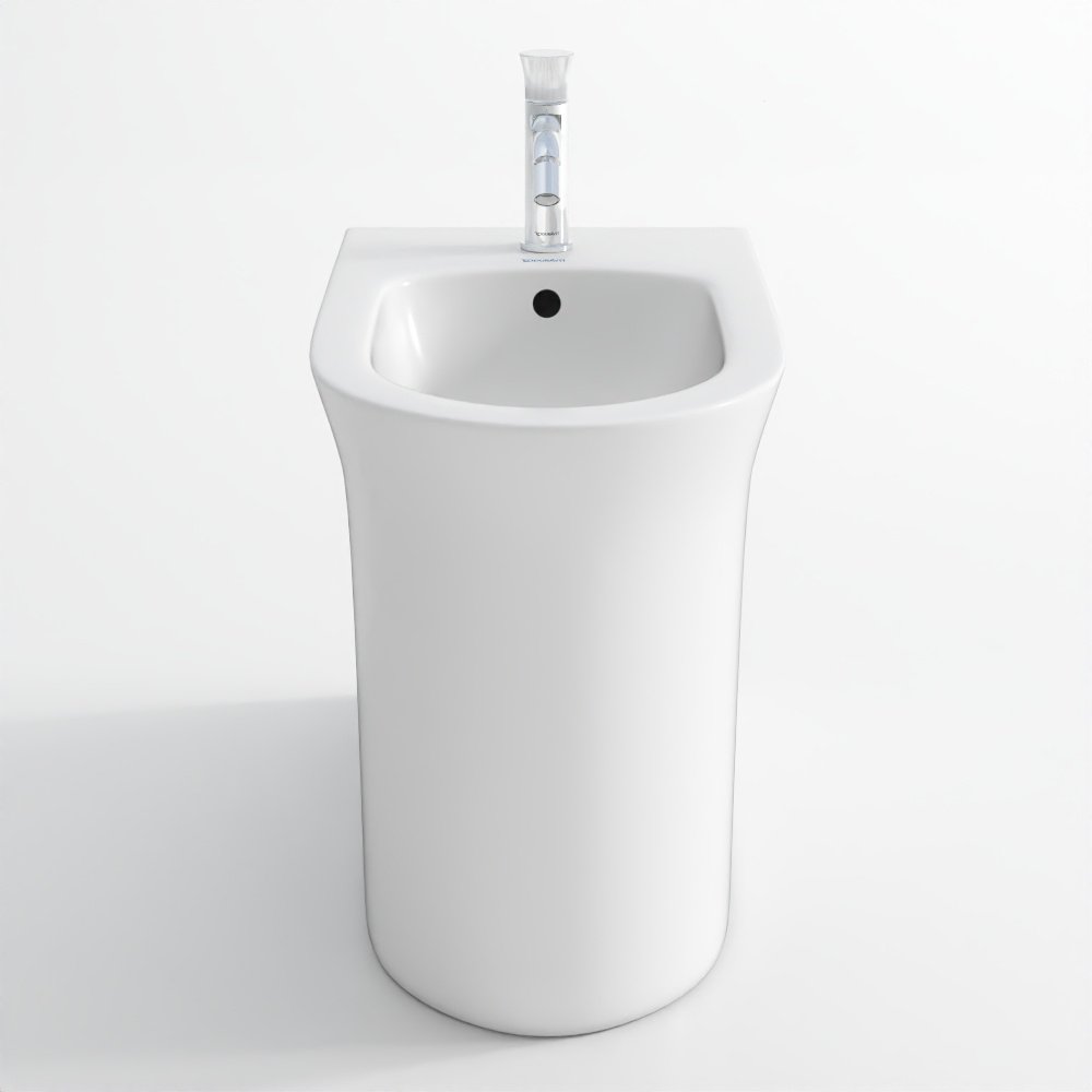 Bidé de suelo Duravit White Tulip