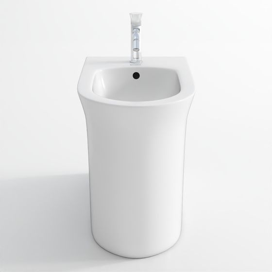 Bidé de suelo Duravit White Tulip