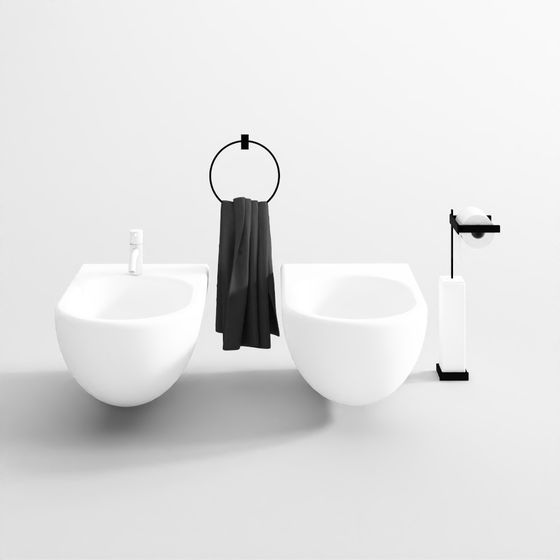 Minimalist Bathroom Set 3D model