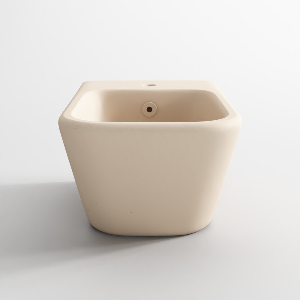 Jaquar Beige Matt Blind Installation Wall Hung Bidet