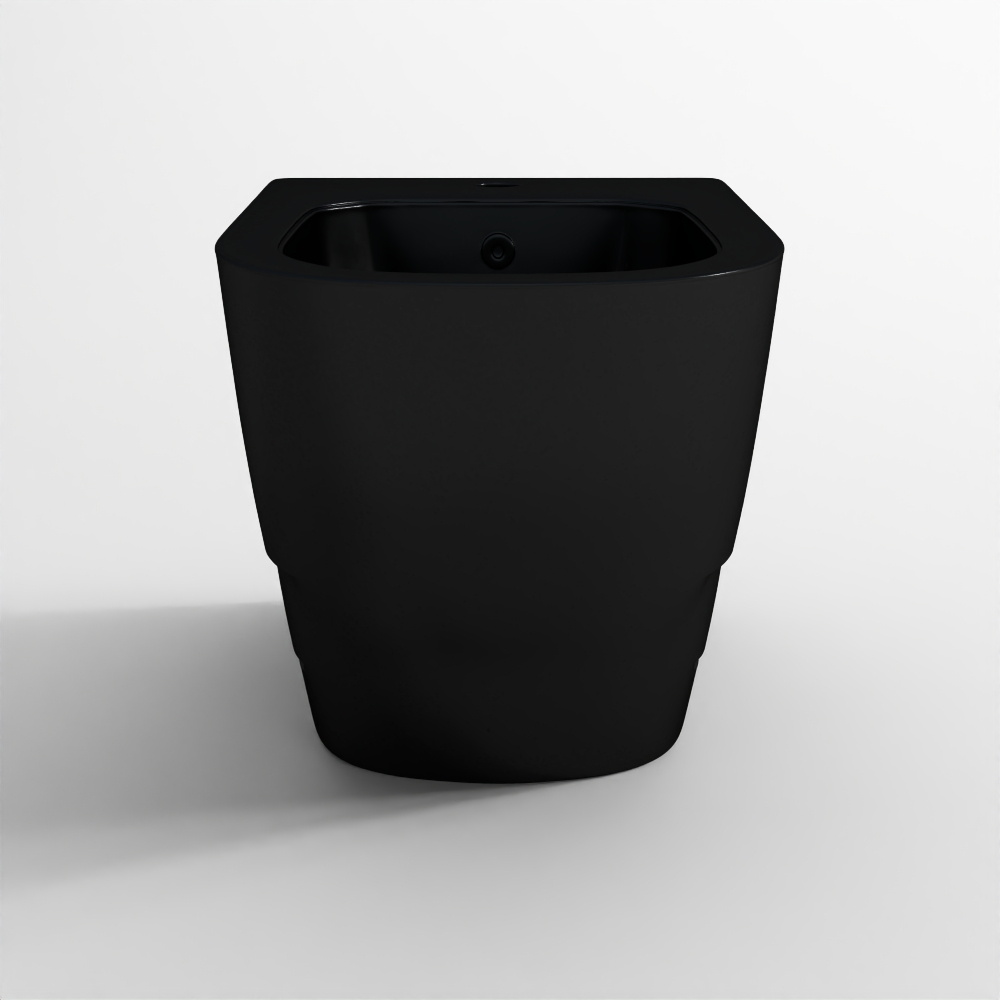 Bidet suspendu installation à l'aveugle - Noir mat