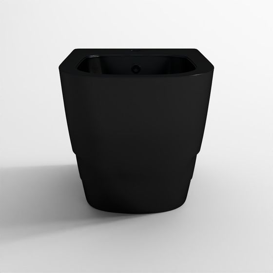 Bidet suspendu installation à l'aveugle - Noir mat