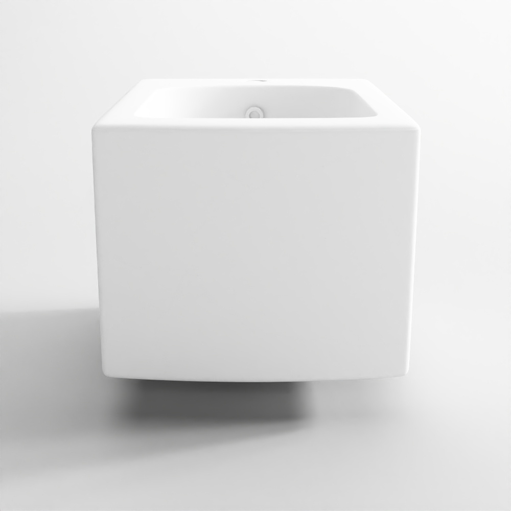 Bidet suspendu avec installation dissimulée - Blanc mat