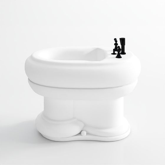 Vintage Toilet 3D Model Design for Modern Projects