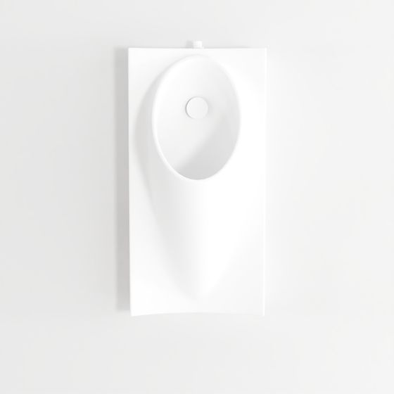 Minimalist Urinal 3D model with Elegant Details