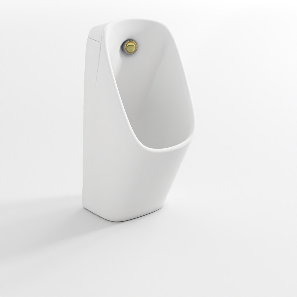 Urinal with spreader and fixing accessories set