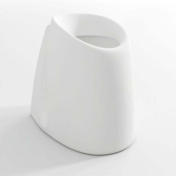 Urinal (back inlet) with fixing accessories