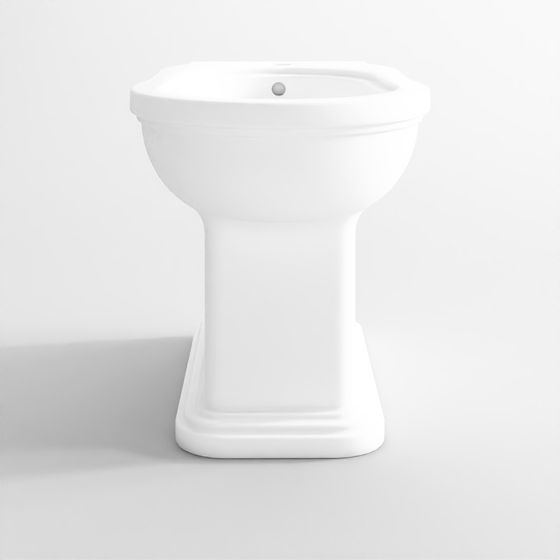 Elegant Wall-Hung Toilet 3D model