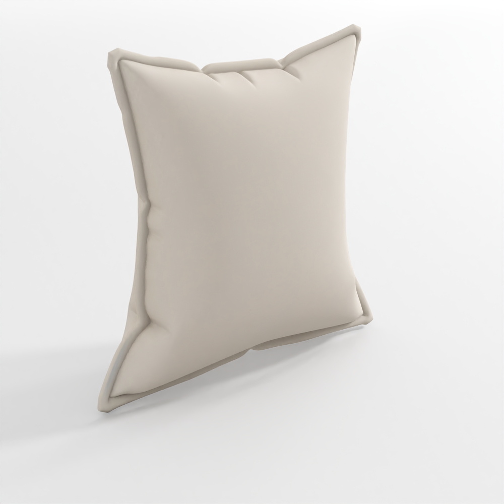 에어린 정사각 코튼 쿠션 커버 및 인서트