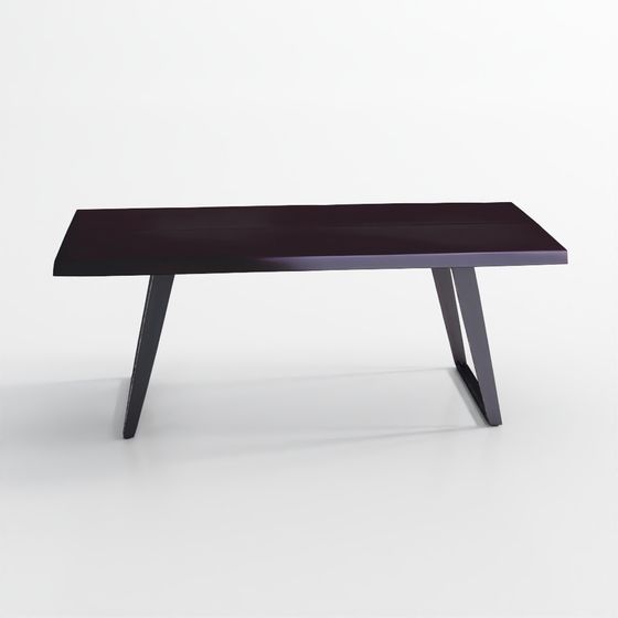 Yukon 80 Schwarz-Brauner Baumkante Holz Esstisch