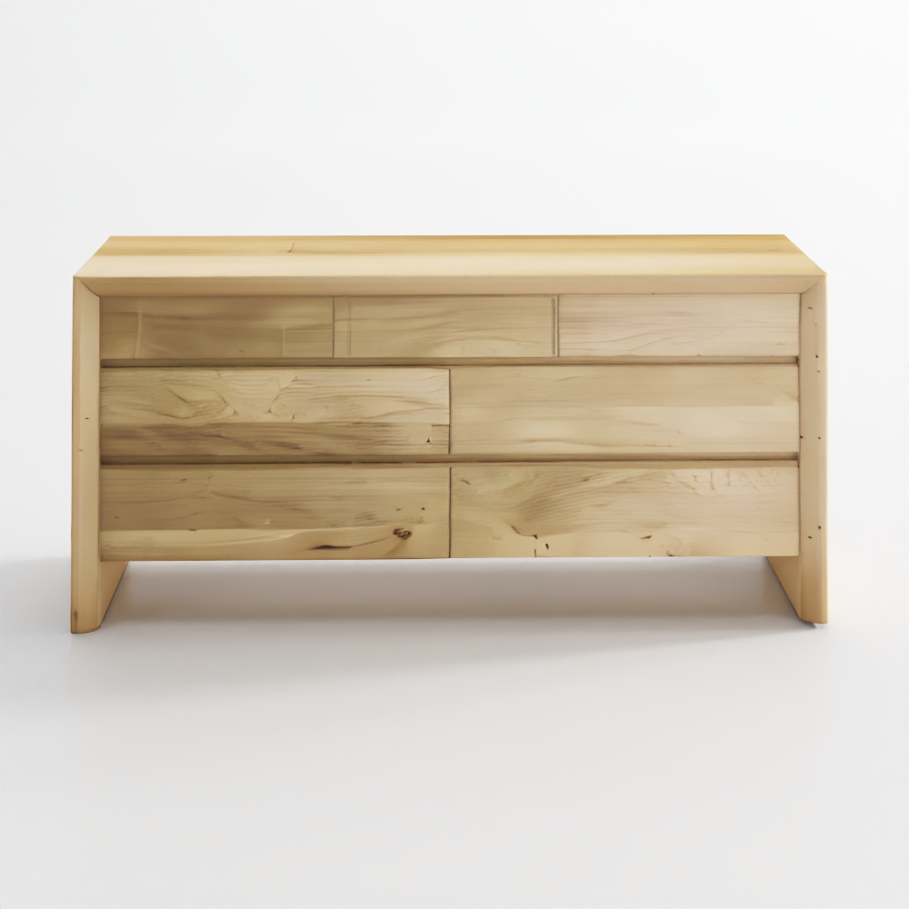 Baja 68 Weißeiche 7-Schubladen Kommode