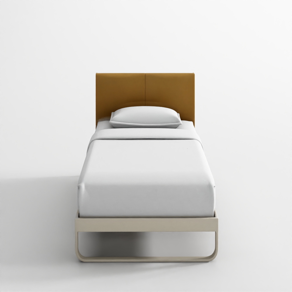 ミータイムレザーメタルベッド