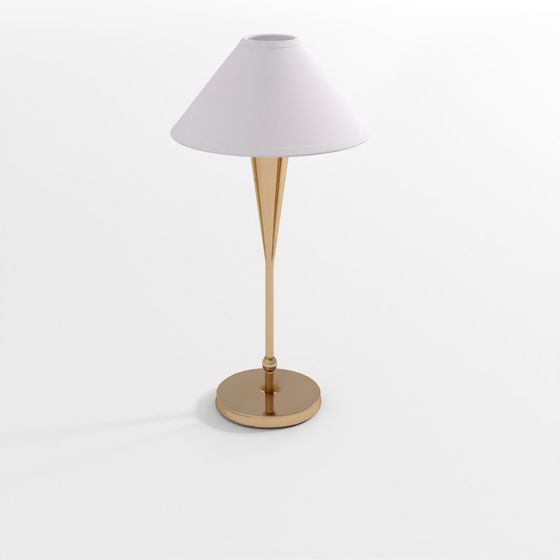 Tamlin Aged Brass Tall Table Lamp