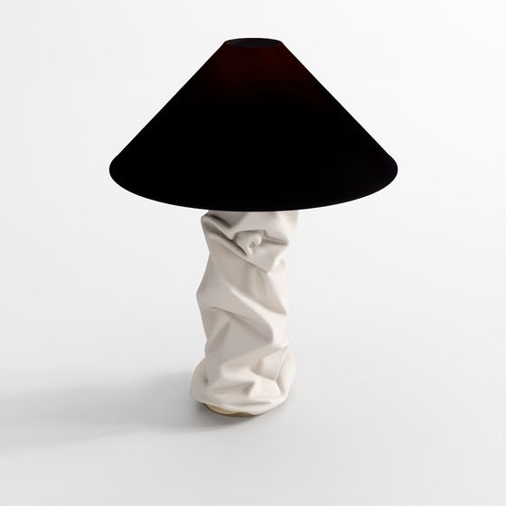 Lampe de Table Hendrix en Résine Blanche