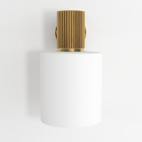 โคมไฟติดผนังทองเหลืองไม่มีเคลือบริบเบิ้ลมีราบีล