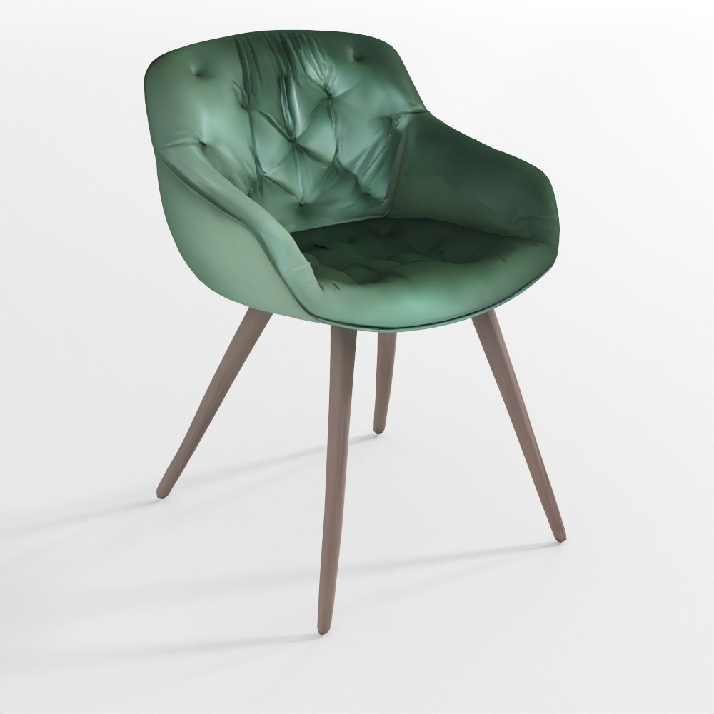 Sedia con Schienale Verde