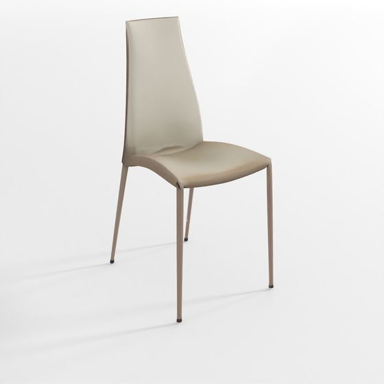 Sleek Dining Chair Modern Elegance 3D model