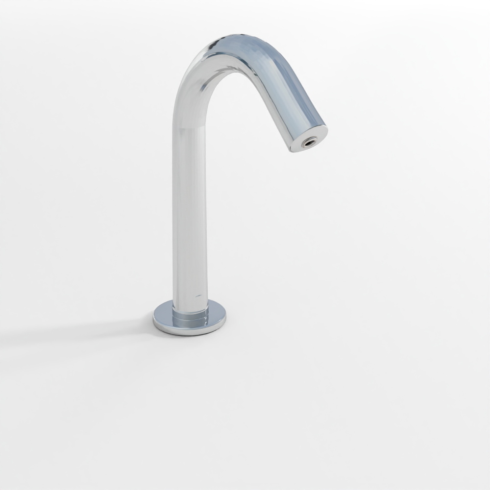 Blush Deck Mounted Sensor Faucet Chrome