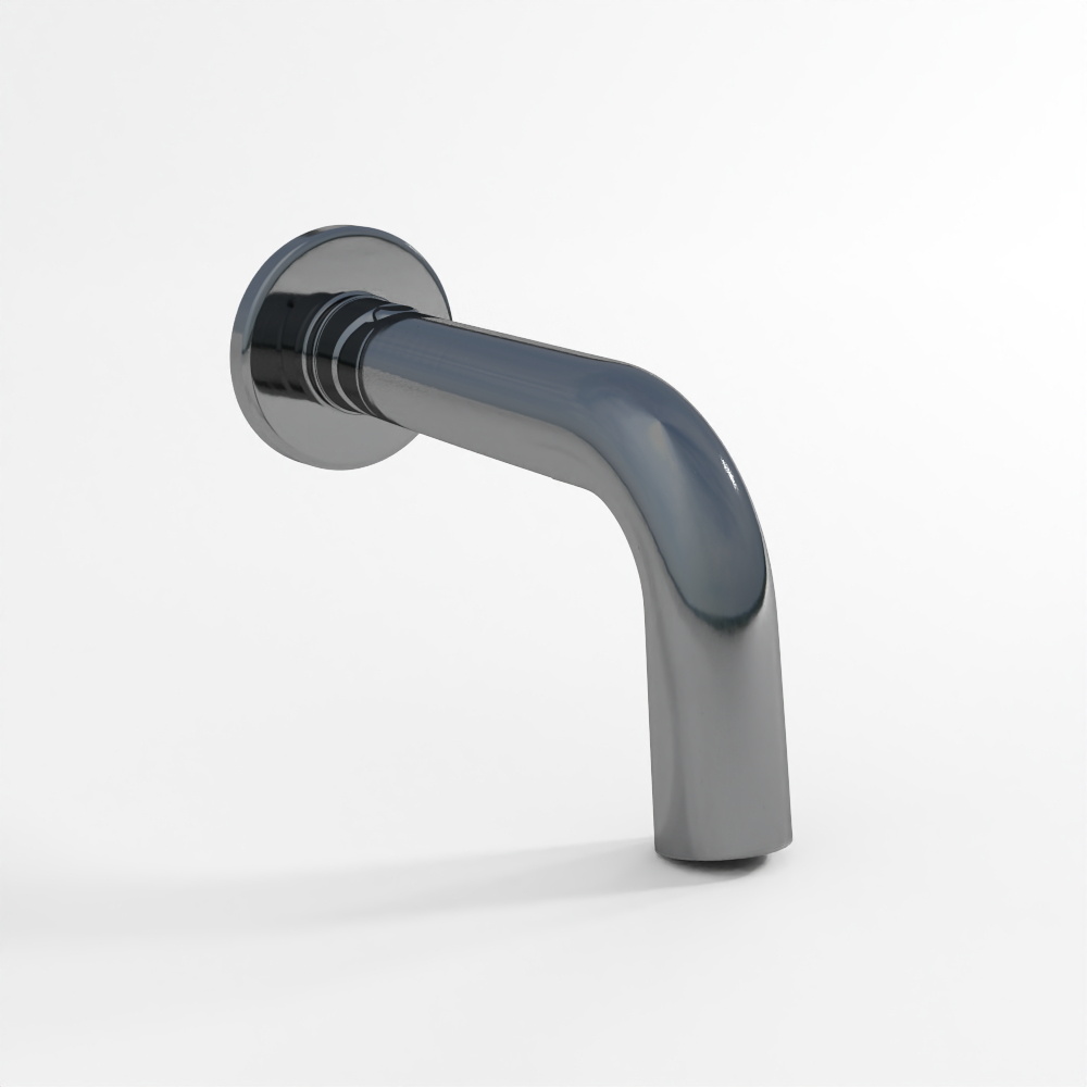 Grifo Sensor de Pared Blush Negro Cromo