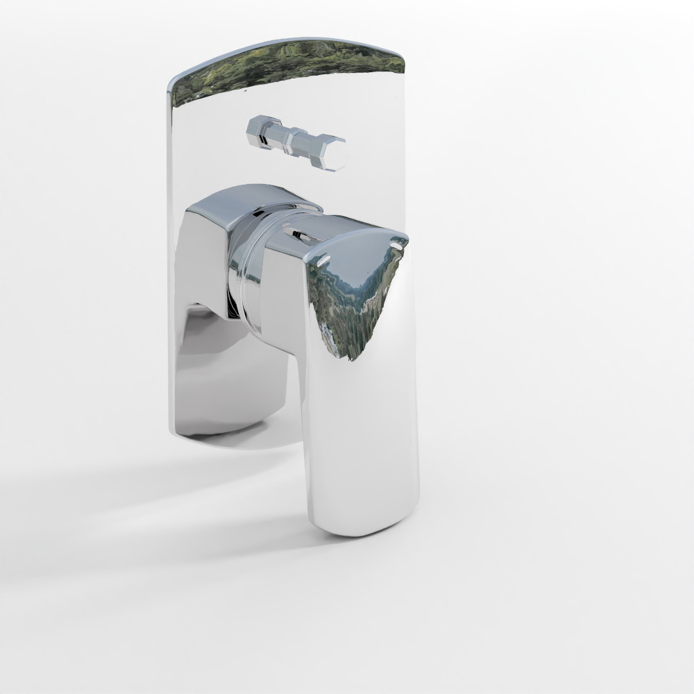 Kit de Pièces Apparentes pour Mitigeur à Levier Unique pour Diverteur Hi-Flow